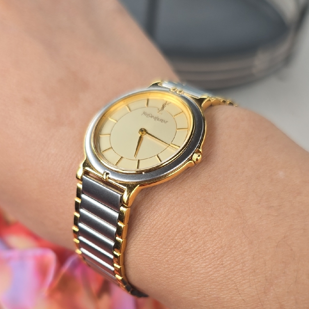 Gold and Black Watch